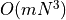 O(mN^3)