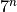 7^n